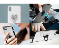 Puro ETUI PURO do iPhone X Magnet Ring Cover z uchwytem na palec - 1388923 - zdjęcie 4